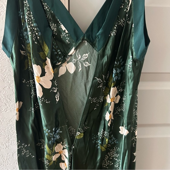 New Reformation Neola Silk Floral Midi Slip Dress - Picture 7 of 7